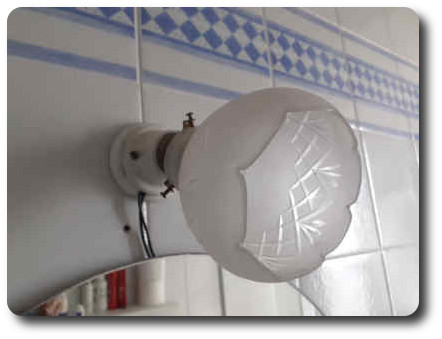 illuminazione con lam antica 